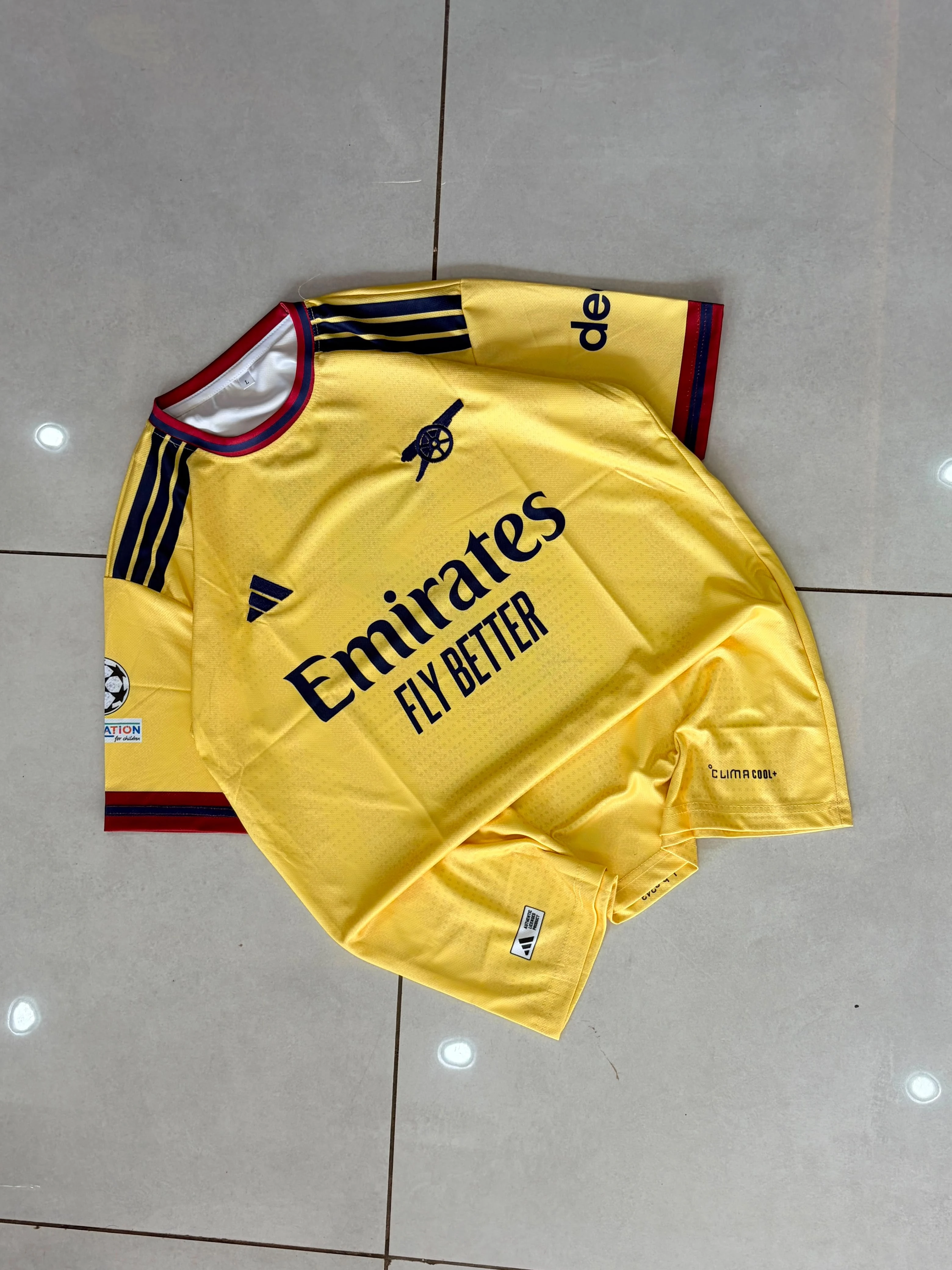Arsenal 26/27 Away (Yellow) Kit - Odegaard #8 (Edition 2) - View 1