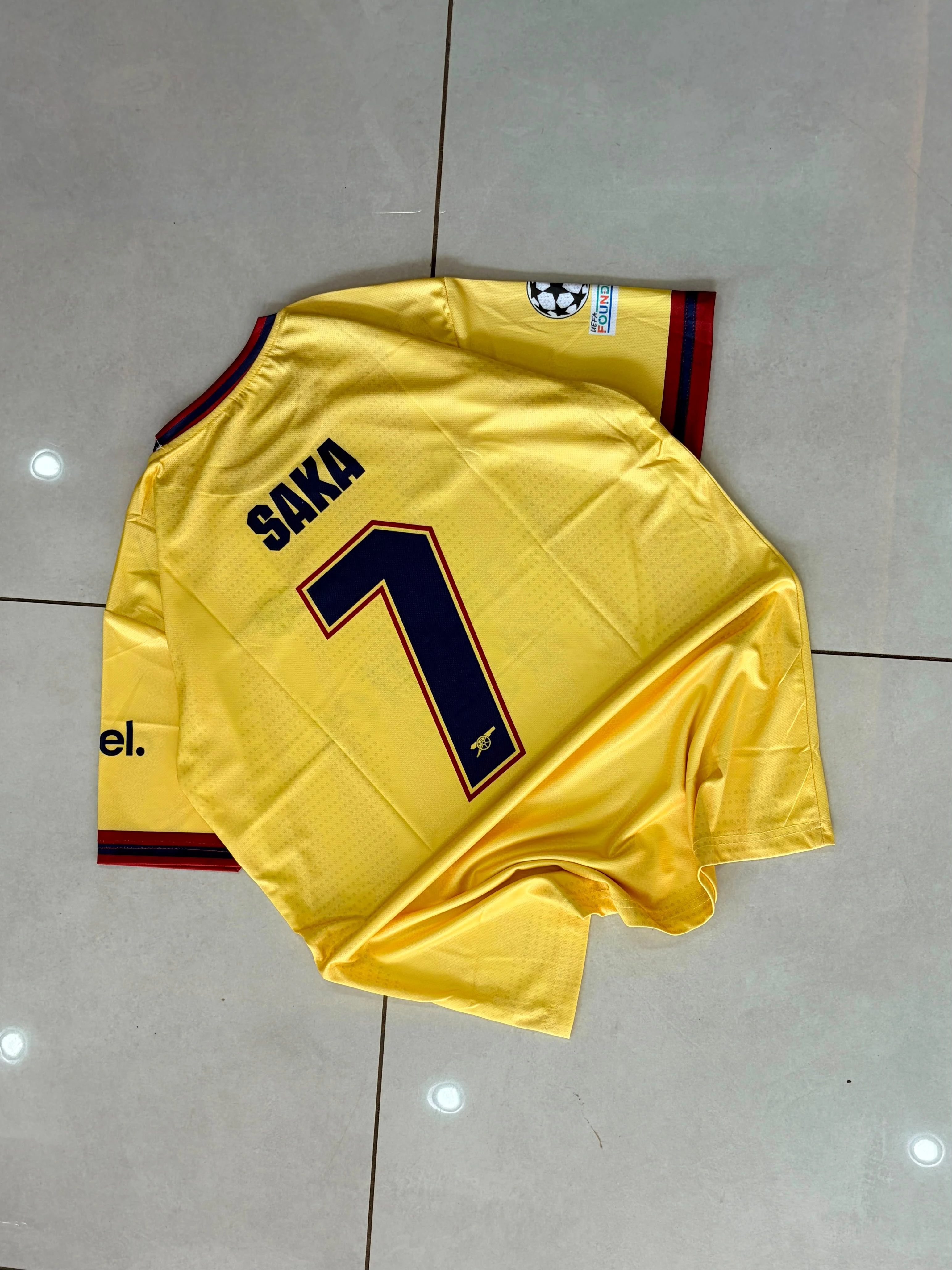 Arsenal 26/27 Away (Yellow) Kit - Saka #7 preview 2