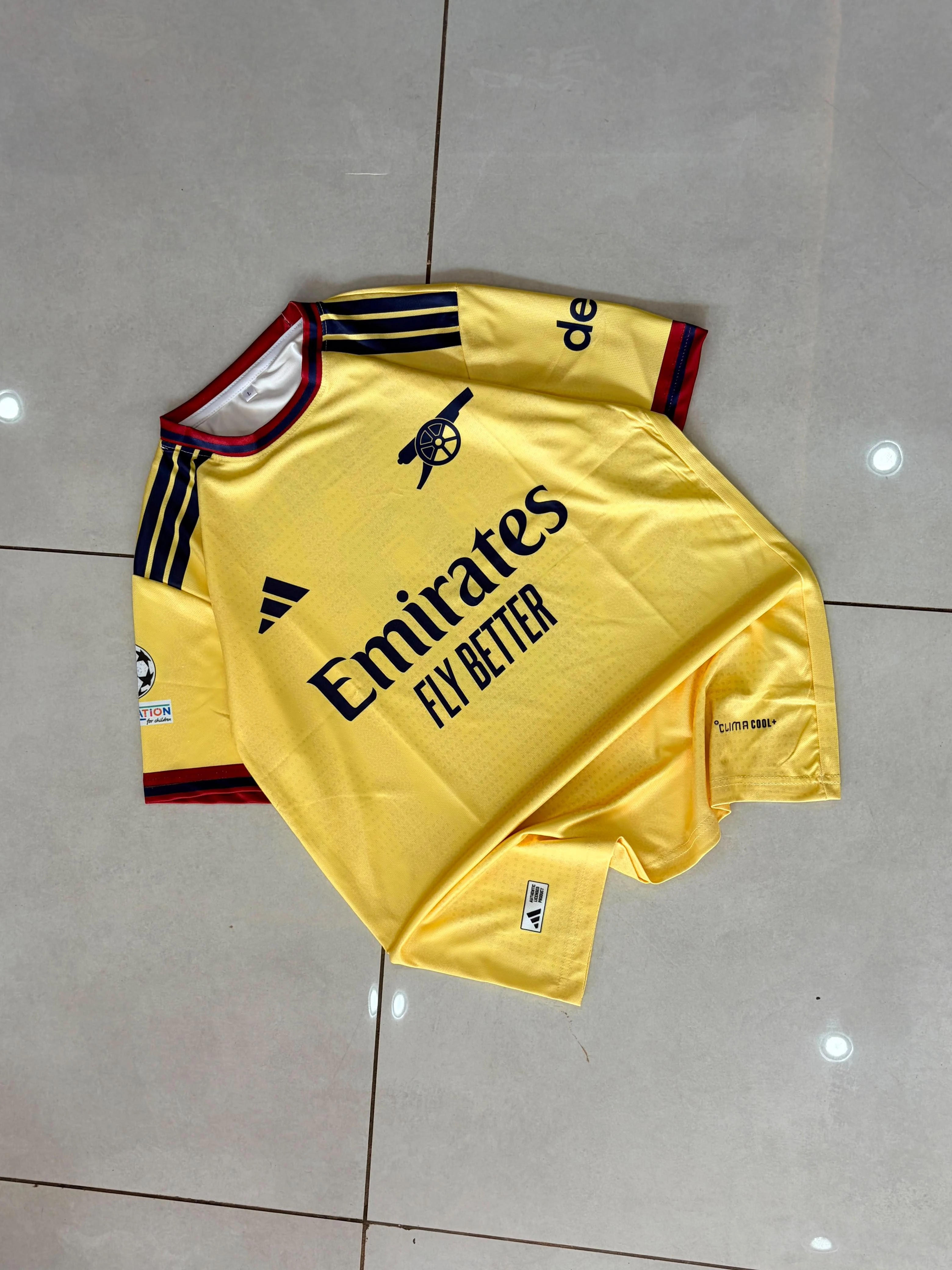 Arsenal 26/27 Away (Yellow) Kit - Saka #7 - View 1