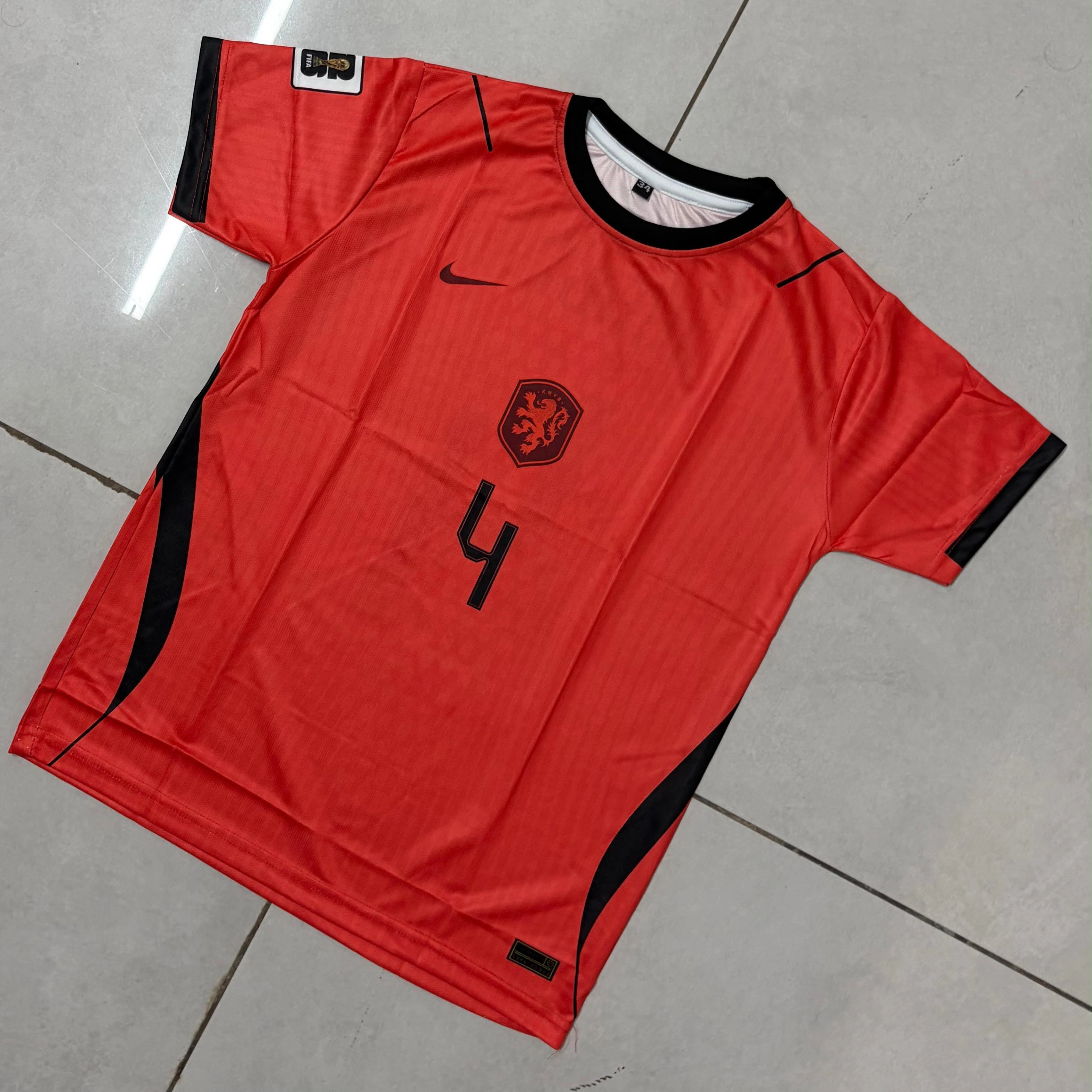 Netherlands 2024 Home Kit - Virgil #4 - View 1