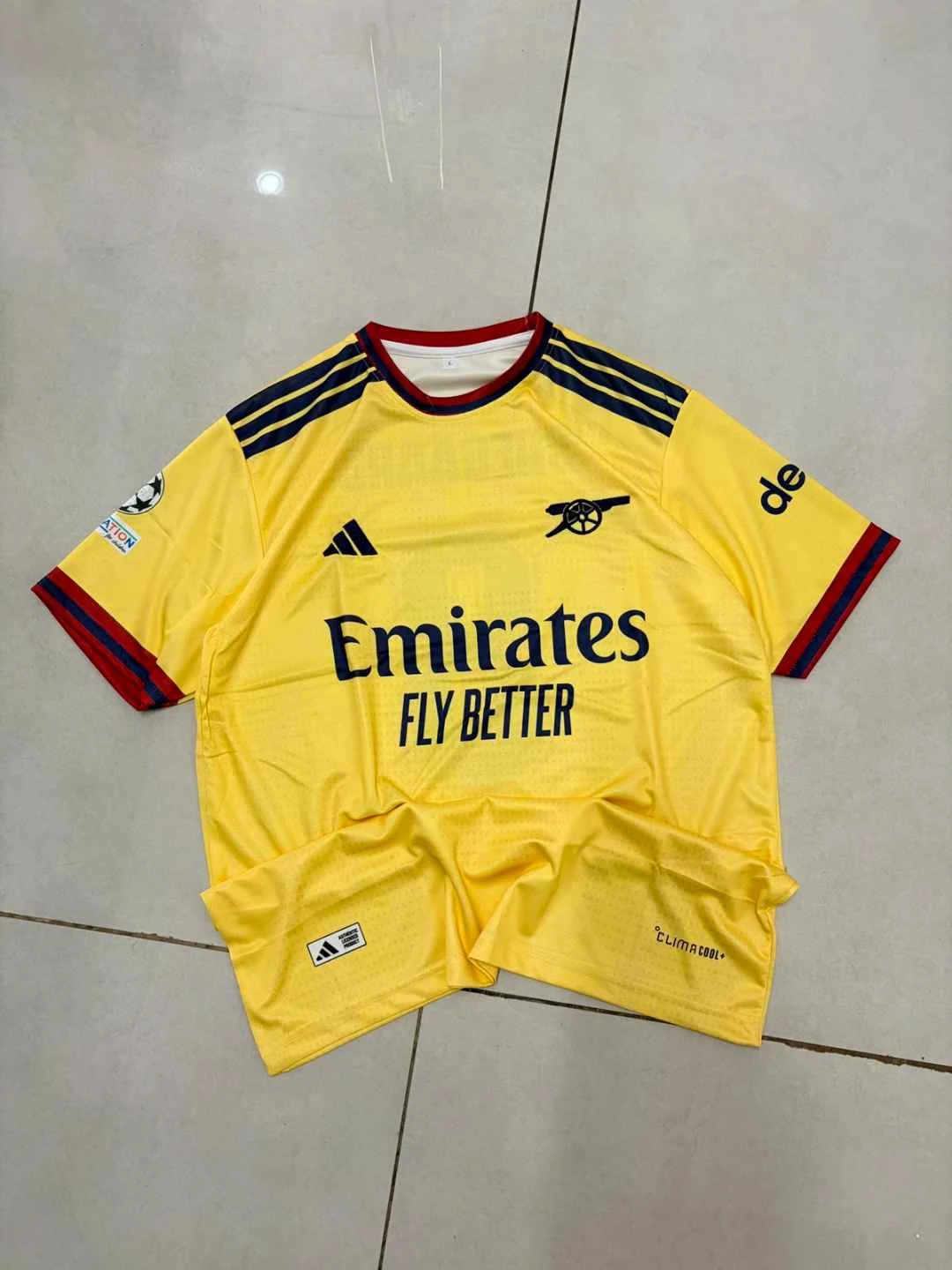 Arsenal 26/27 Canary Yellow Third - Ødegaard #8 - View 1
