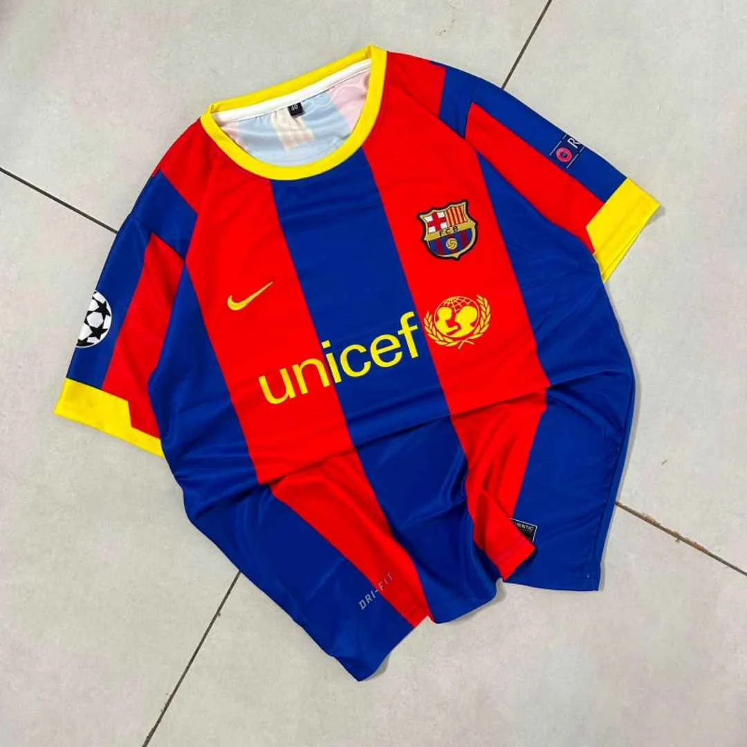 Barcelona 2010/11 Home Retro - Messi #10 - View 1