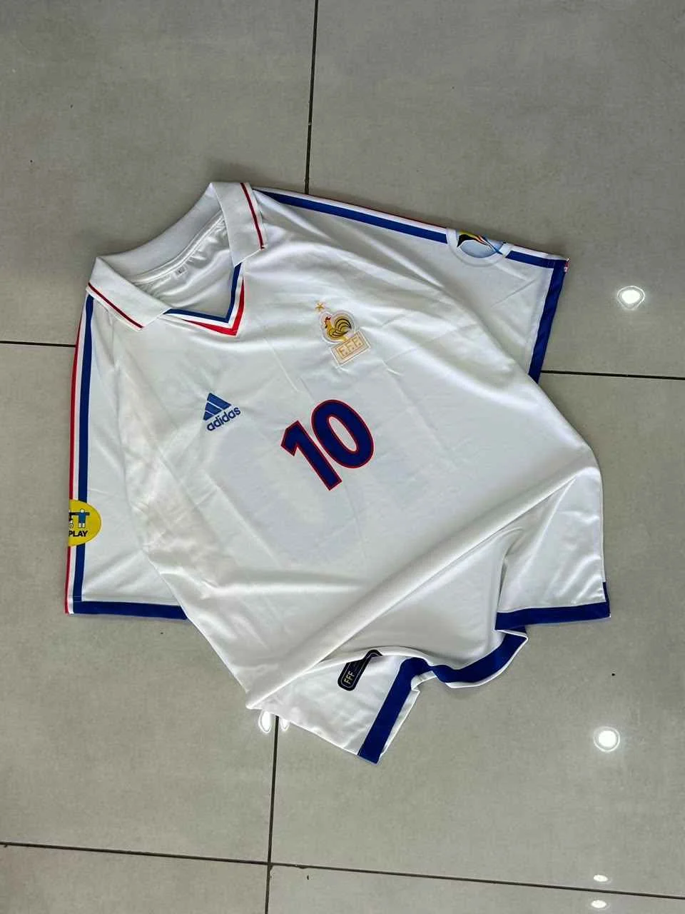 France 2006 World Cup Final Away Retro - Zidane #10 - View 1