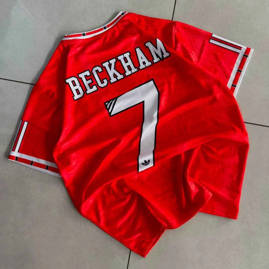 Manchester United 1988/90 Home Retro - Beckham #7 preview 2