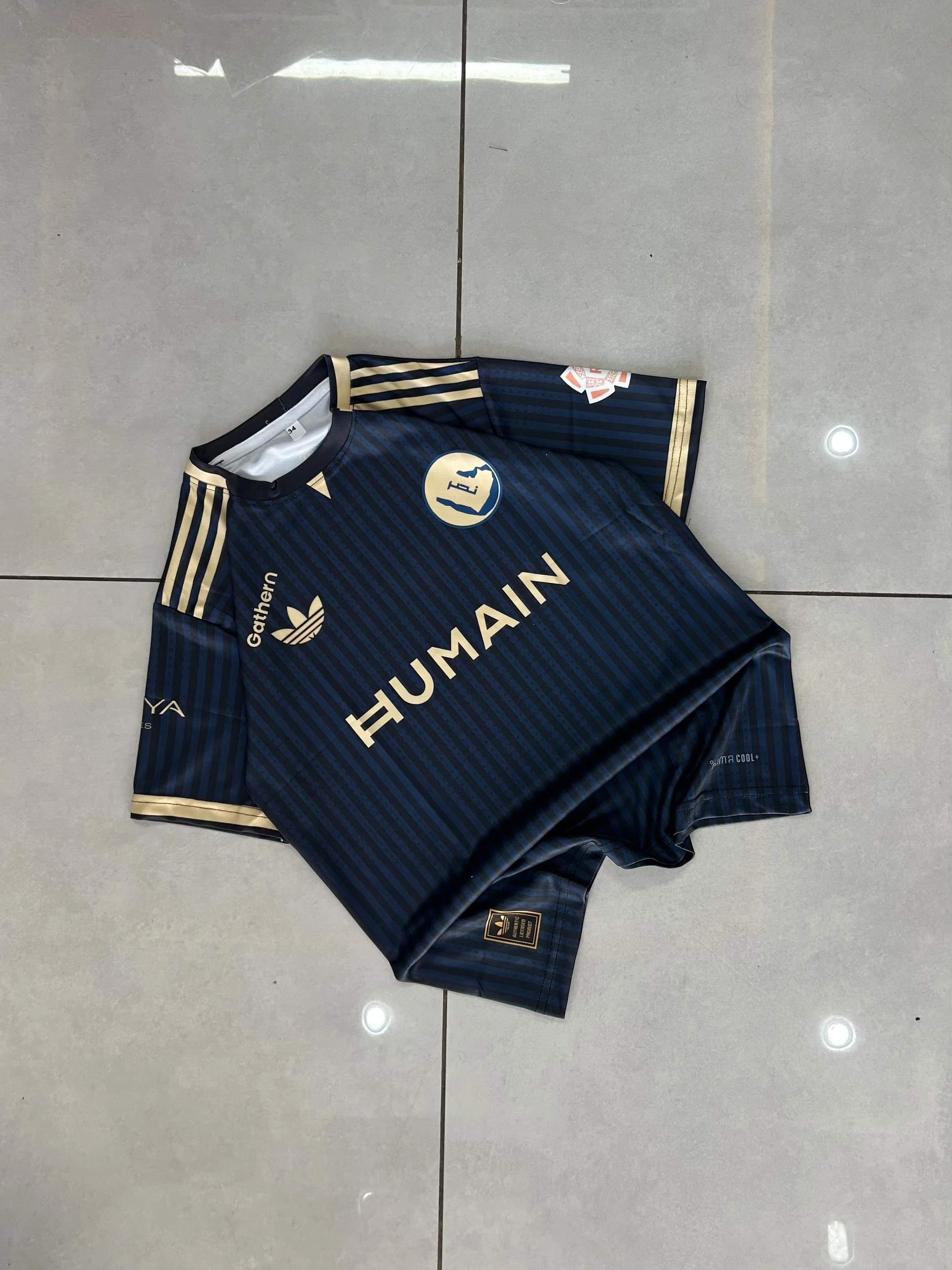 Kids - Al Nassr Third (Navy/Gold) Kit - Ronaldo #7 - View 1