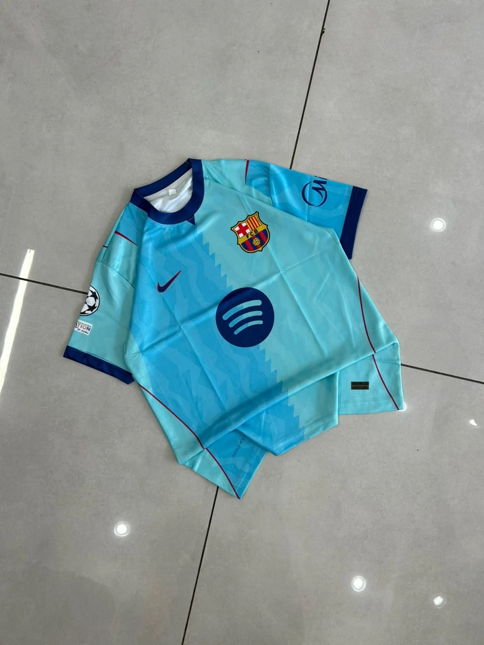 Kids - Barcelona Third (Aqua Blue) Kit - Lamine Yamal #10 - View 1