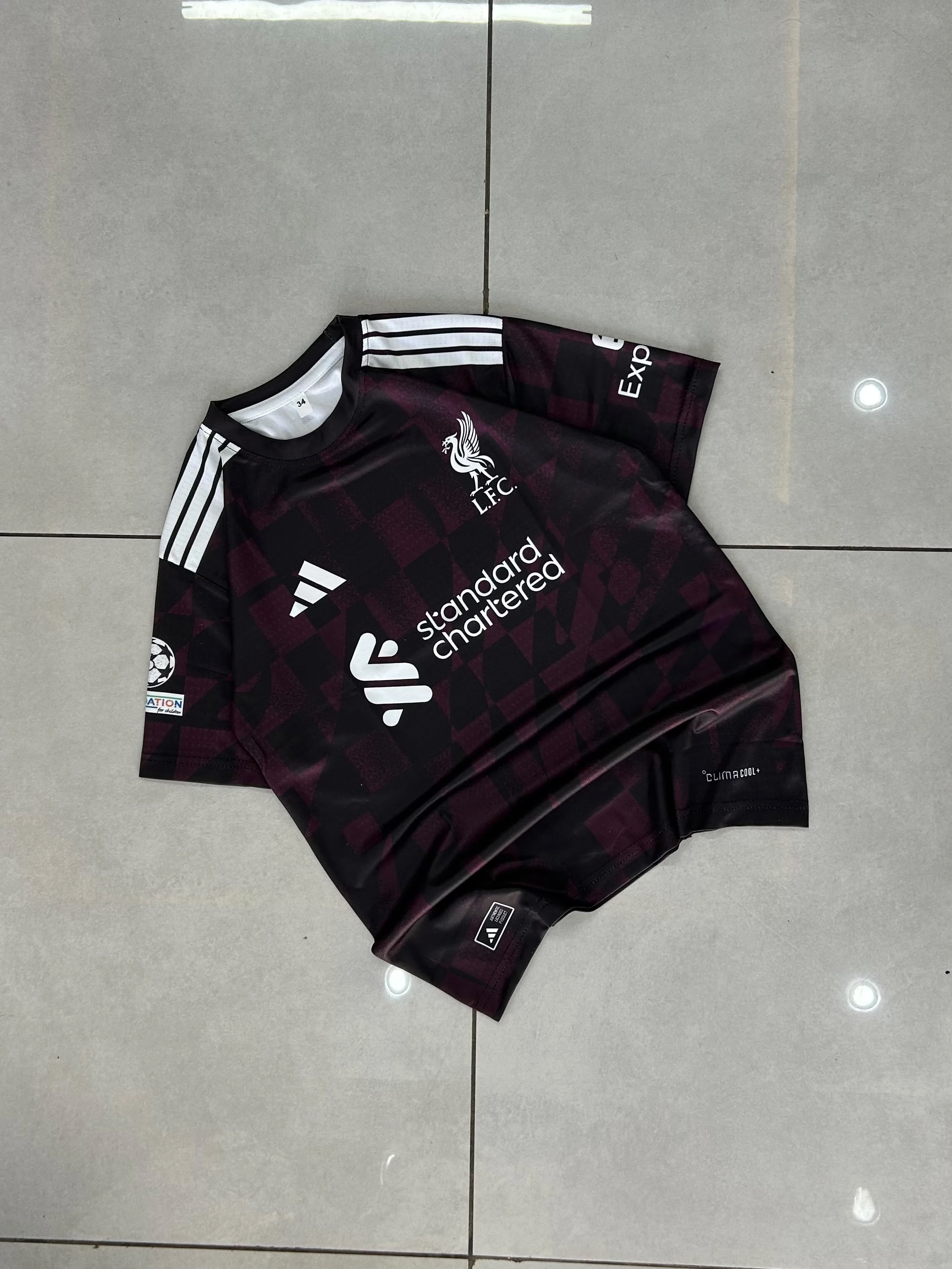 Kids - Liverpool Third (Dark Wine) Kit - Virgil #4 - View 1