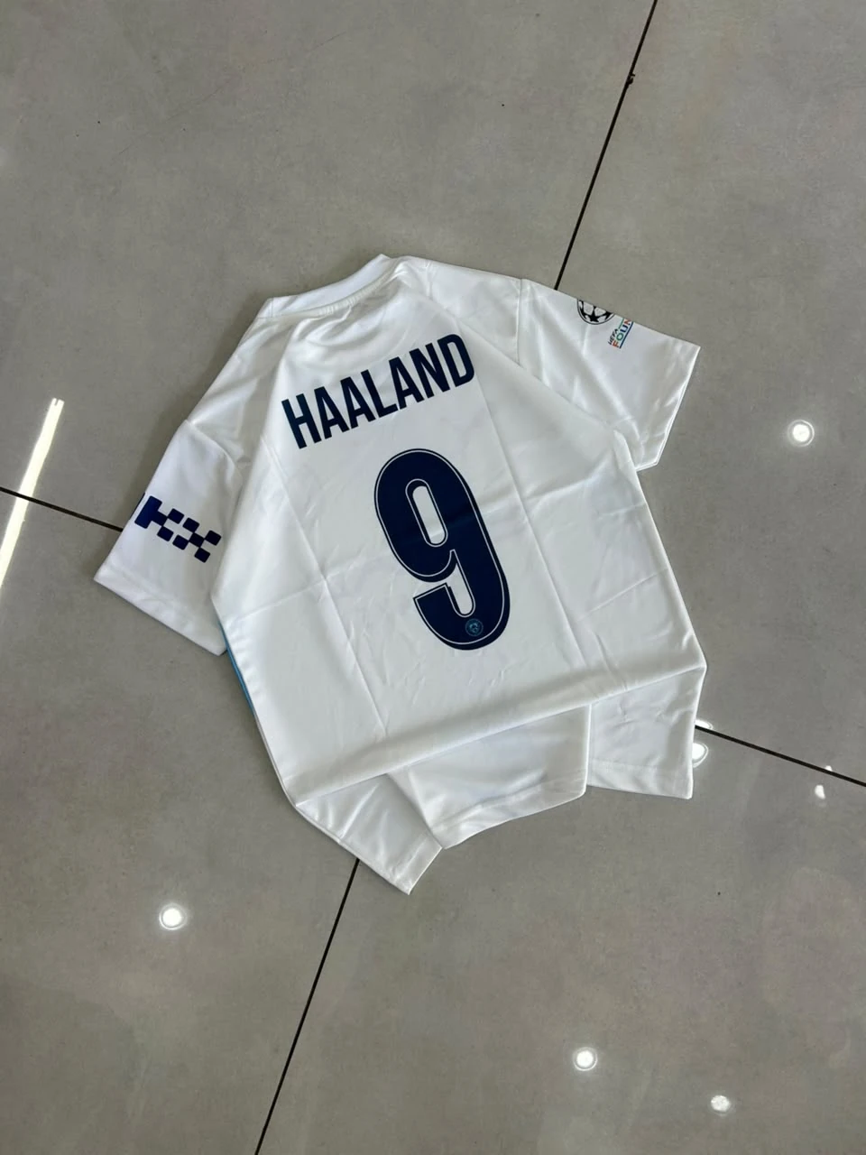 Kids - Manchester City Fourth (Oasis White) Kit - Haaland #9 preview 2