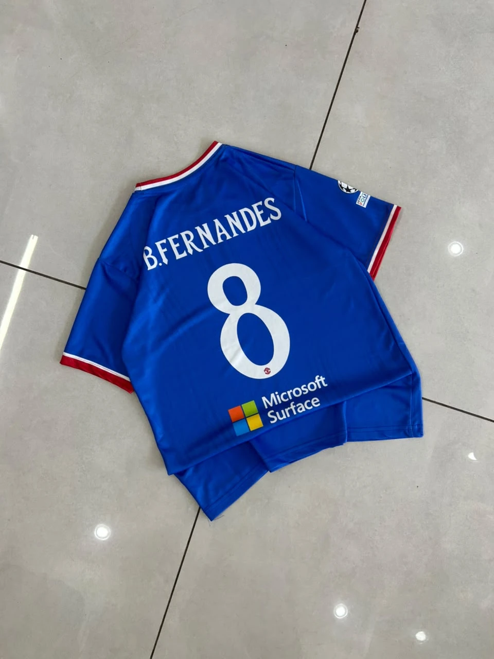 Kids - Manchester United Away (Navy) Kit - B. Fernandes #8 preview 2