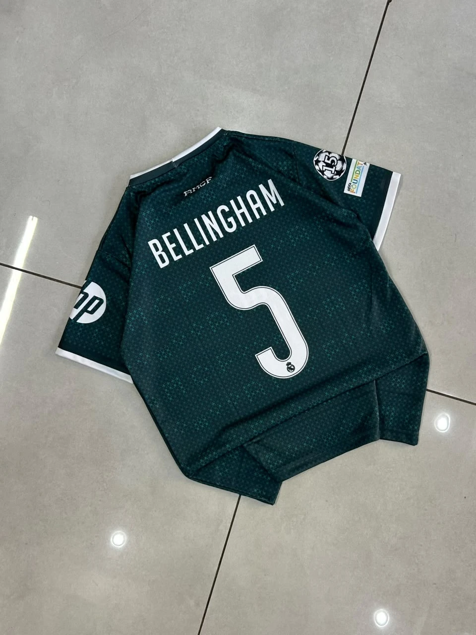 Kids - Real Madrid Third (Dark Green) Kit - Bellingham #5 preview 2