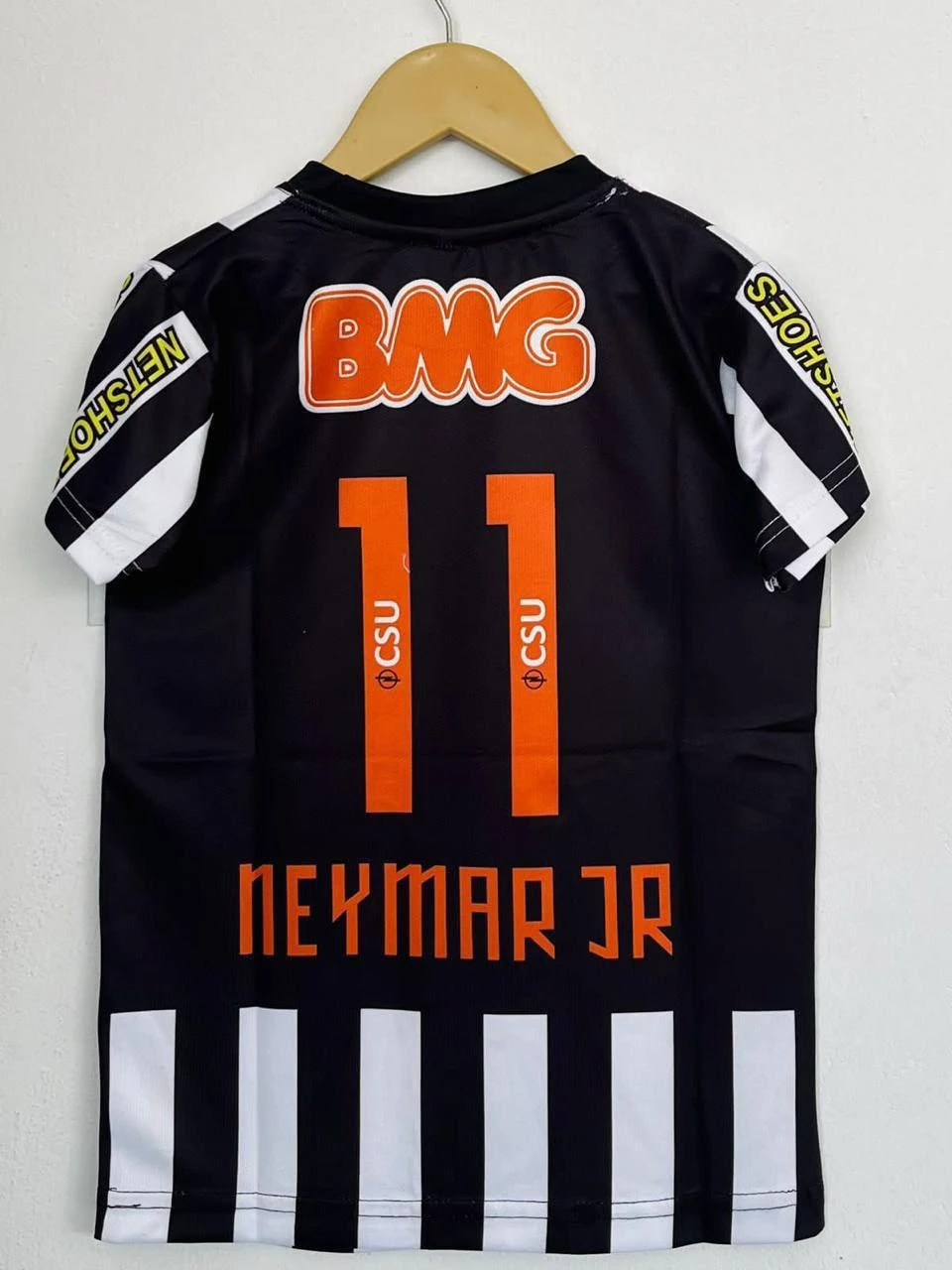 Kids - Retro - Santos Centenary (White/Black) - Neymar Jr #11 (Edition 1) preview 2