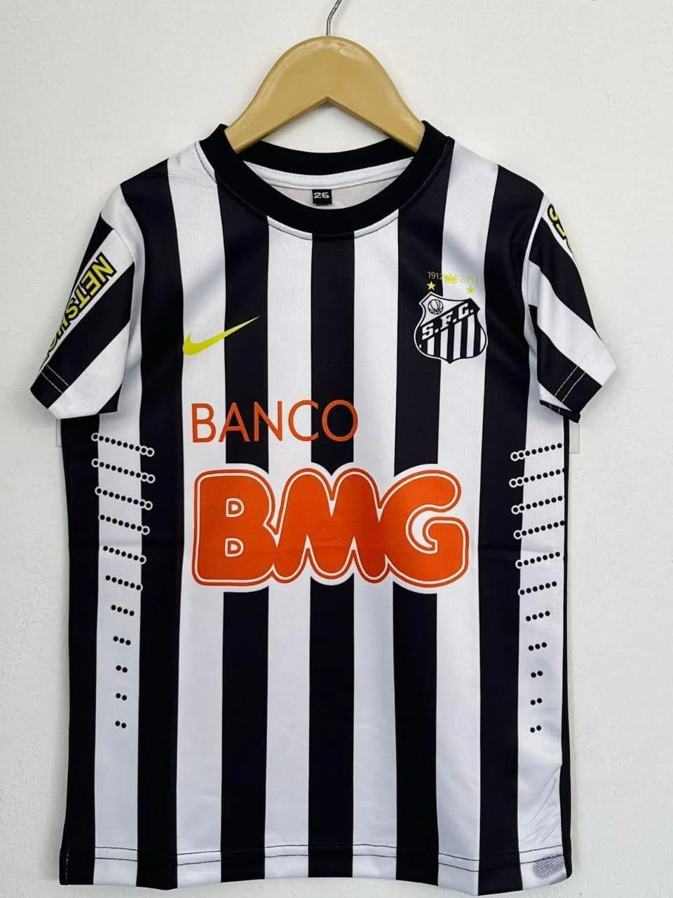 Kids - Retro - Santos Centenary (White/Black) - Neymar Jr #11 (Edition 1) - View 1