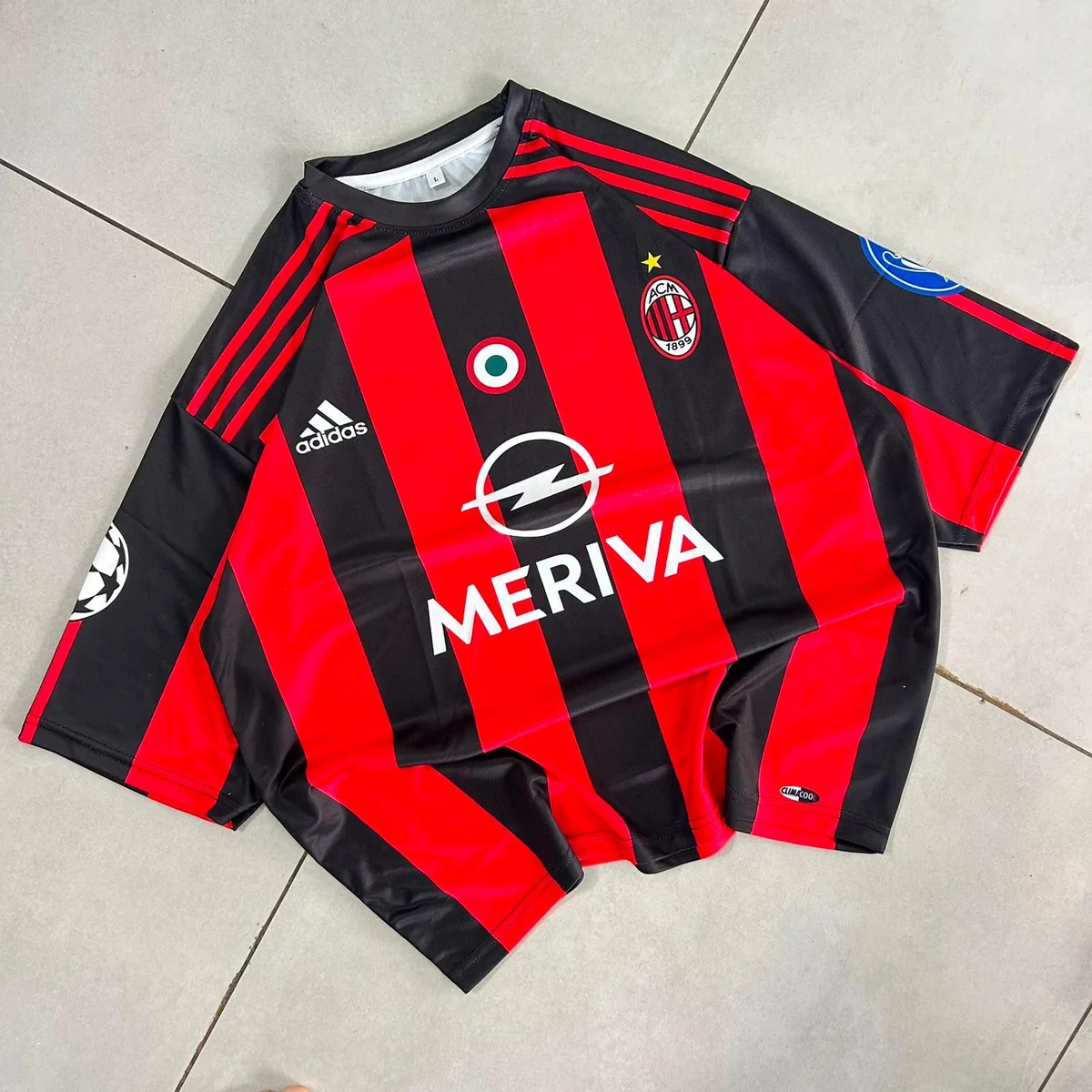AC Milan 2004/05 Champions League Home Retro Oversized - Kaká #22 - View 1
