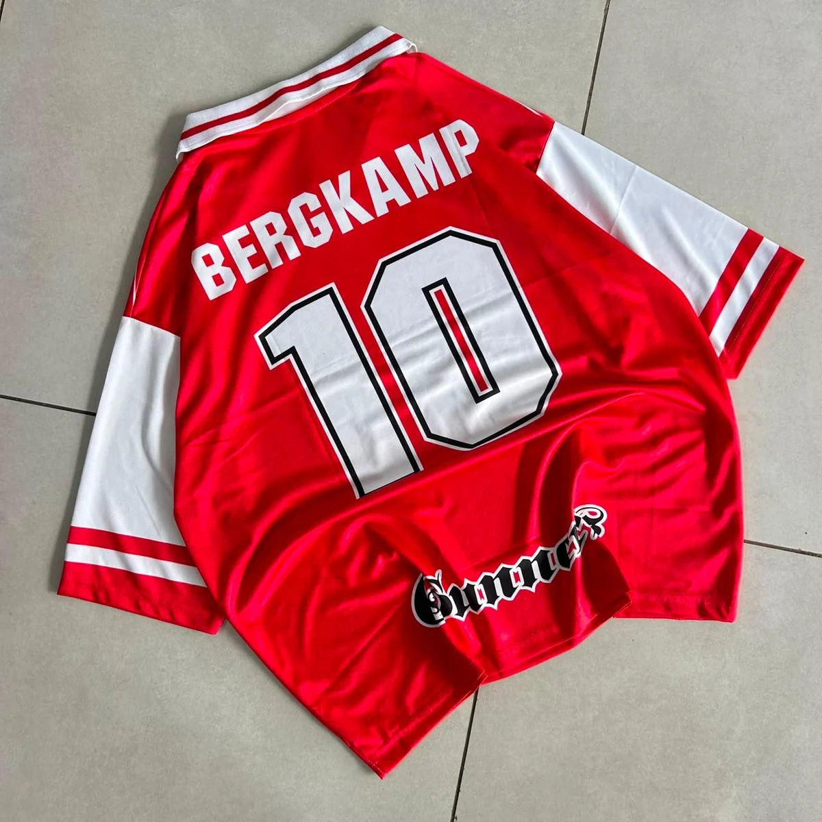 Arsenal 1996/98 Home Retro Oversized - Bergkamp #10 preview 2