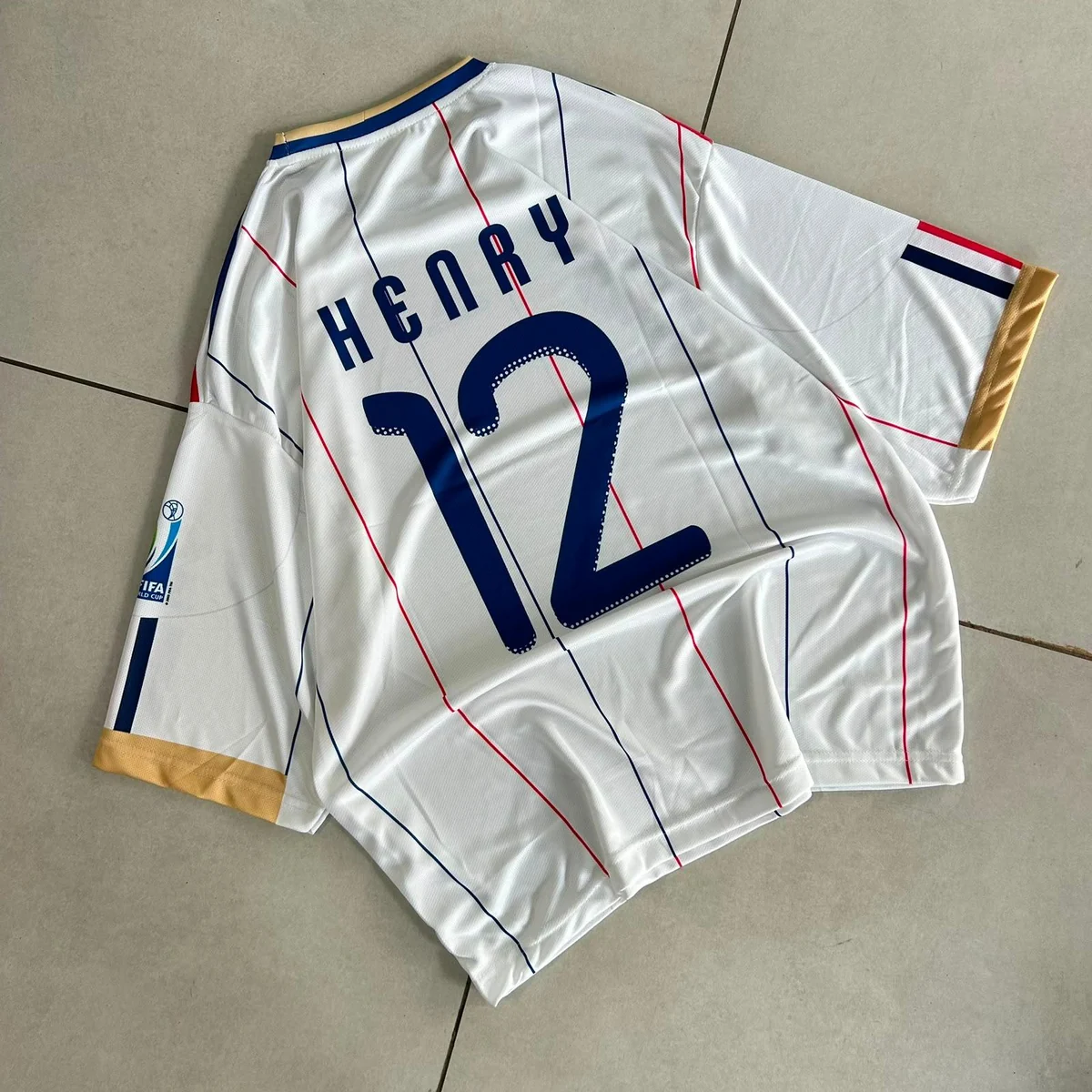 France 2006 World Cup Away Retro Oversized - Henry #12 preview 2