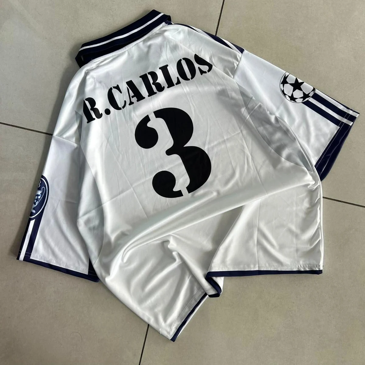 Real Madrid 1999/2000 UCL Home Retro Oversized - R. Carlos #3 preview 2