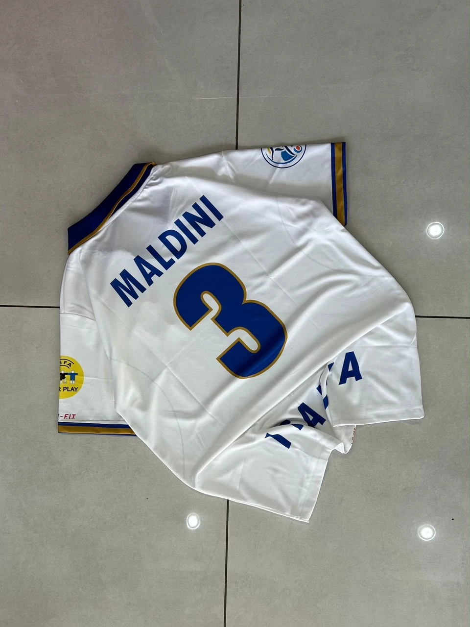 Retro - Italy 1998 World Cup Away (White) - Maldini #3 preview 2