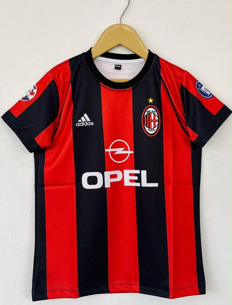 Retro - AC Milan 1995-96 Opel (Red/Black) - Maldini #3 (Edition 3) - View 1