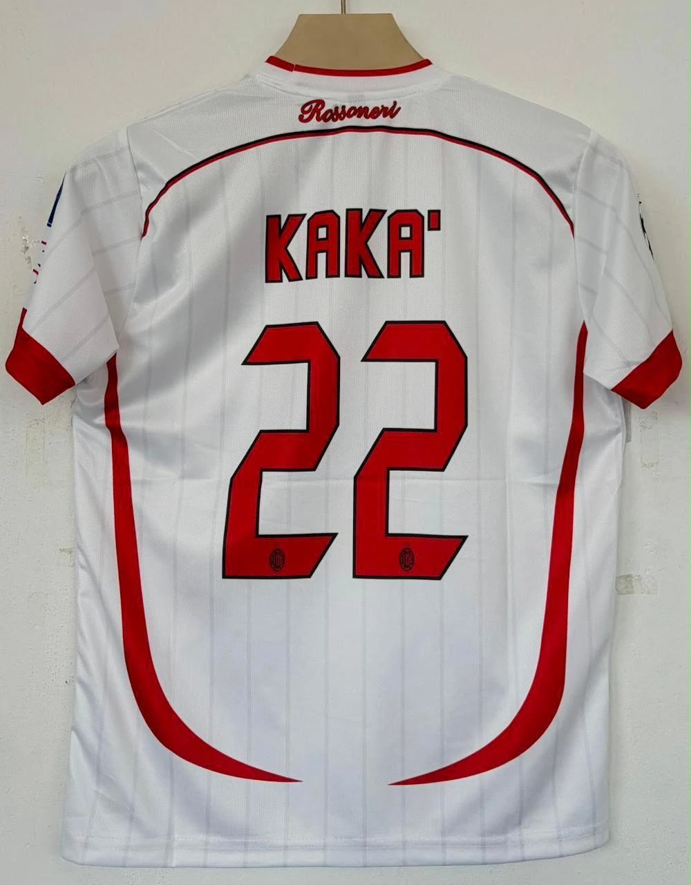 Retro - AC Milan 2006-07 UCL Athens Final (White) - Kaka #22 (Edition 1) preview 2