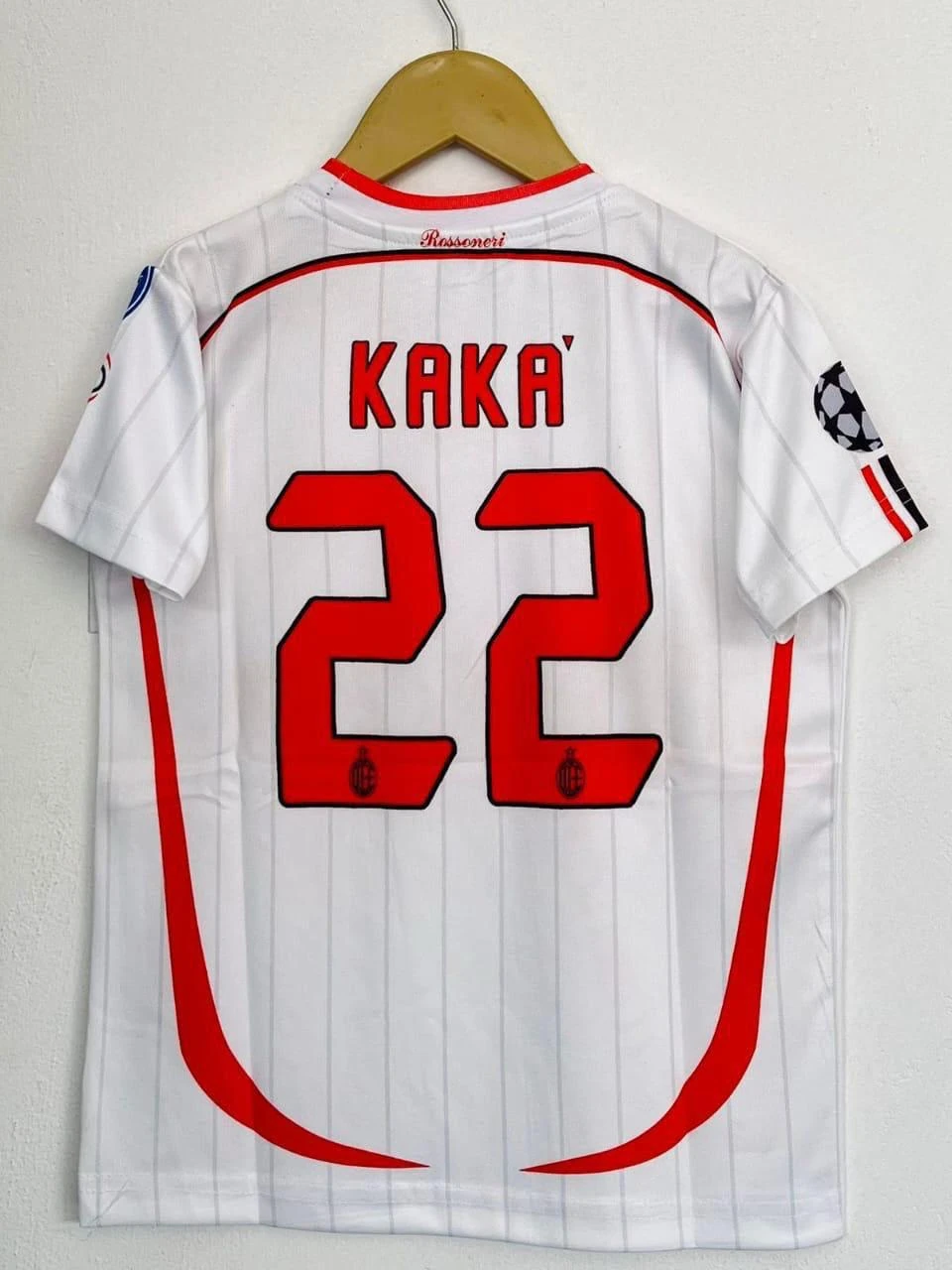 Retro - AC Milan 2006-07 UCL Athens Final (White) - Kaka #22 (Edition 3) preview 2