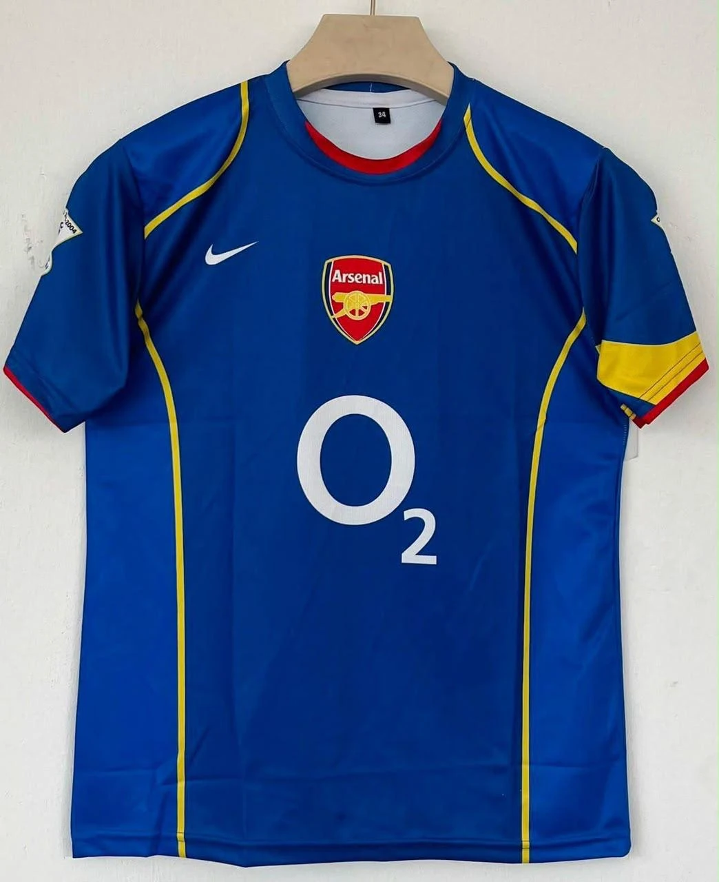 Retro - Arsenal 2002-04 O2 Away (Blue) - Henry #14 - View 1