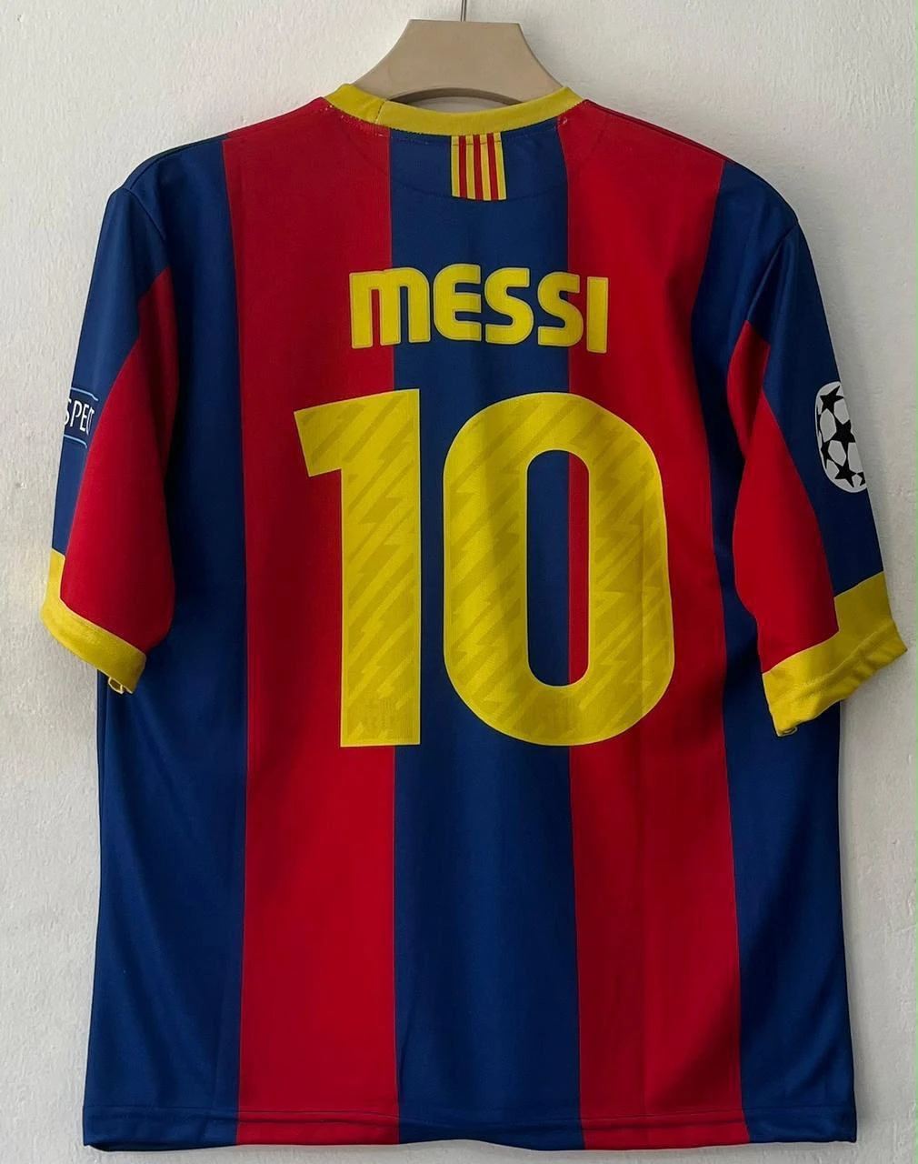 Retro - Barcelona 2010-11 Wembley Final (Unicef) - Messi #10 (Hanger Edition 2) preview 2
