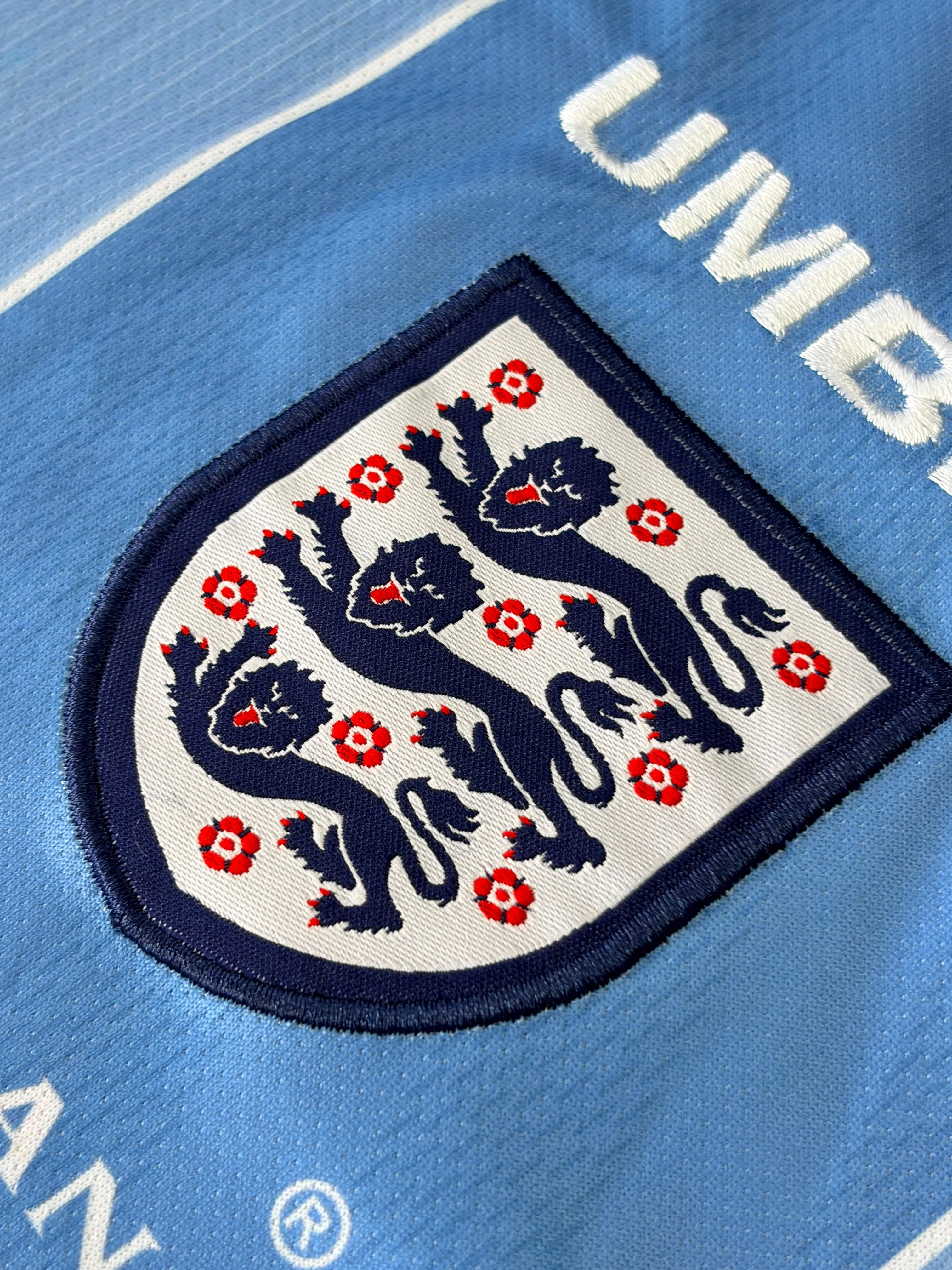 England 2002 World Cup Away Retro - Beckham #7 view 4