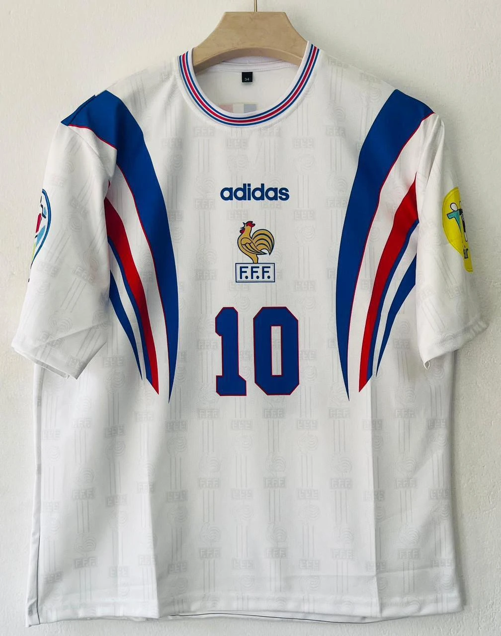 Retro - France 1998 World Cup Away (White) Details view 1