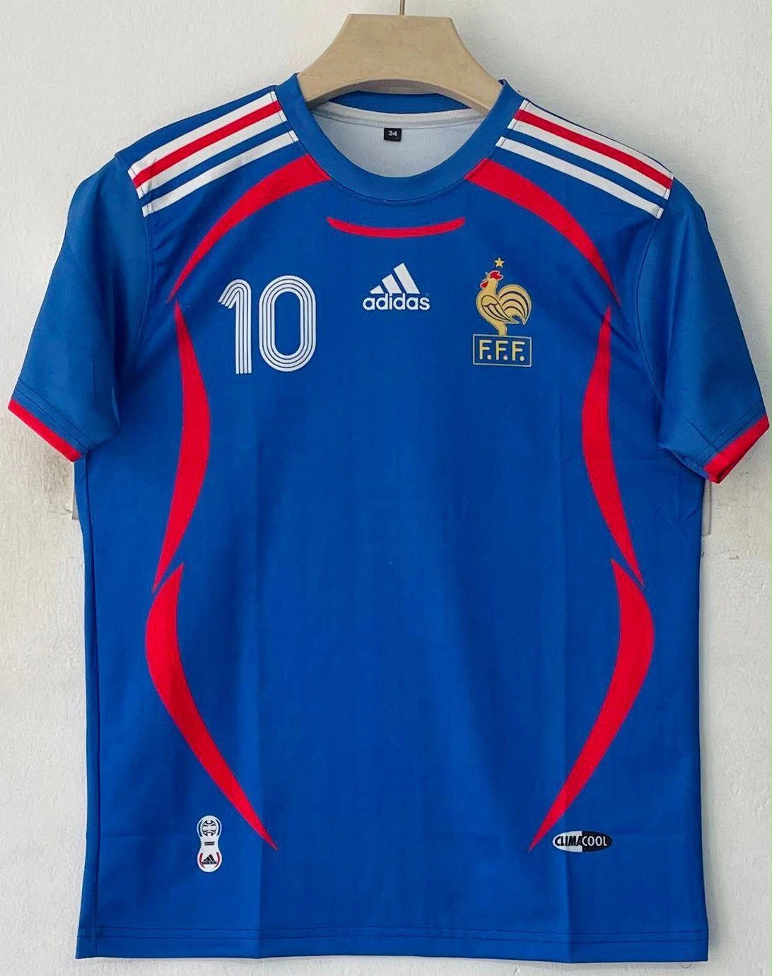 Retro - France 2006 World Cup Home (Blue) - Zidane #10 view 1