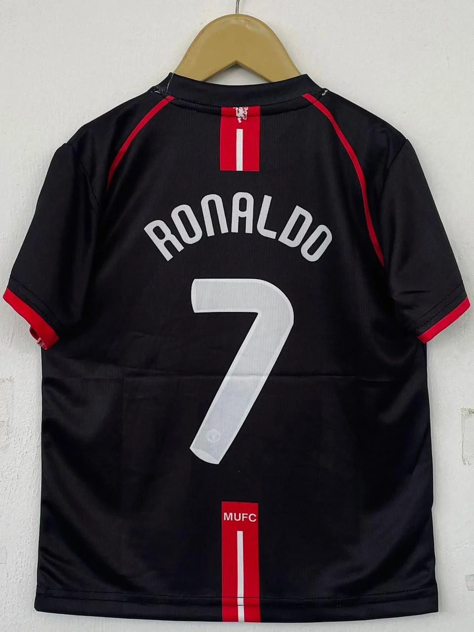 Retro - Manchester United 2007-08 Moscow UCL Final (Black AIG) - Ronaldo #7 preview 2