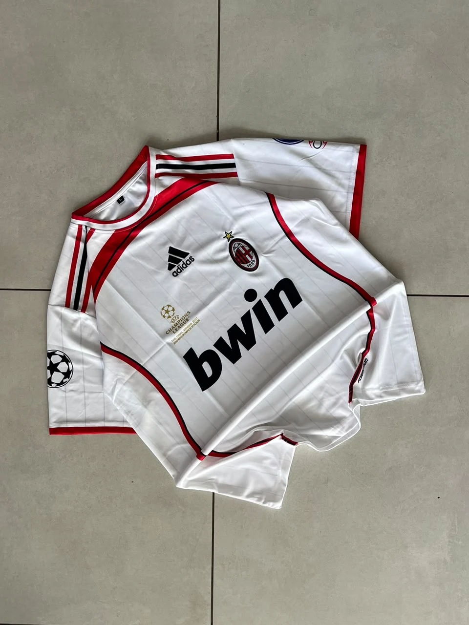 AC Milan 2006/07 UCL Final Athens Away - Maldini #3 - View 1