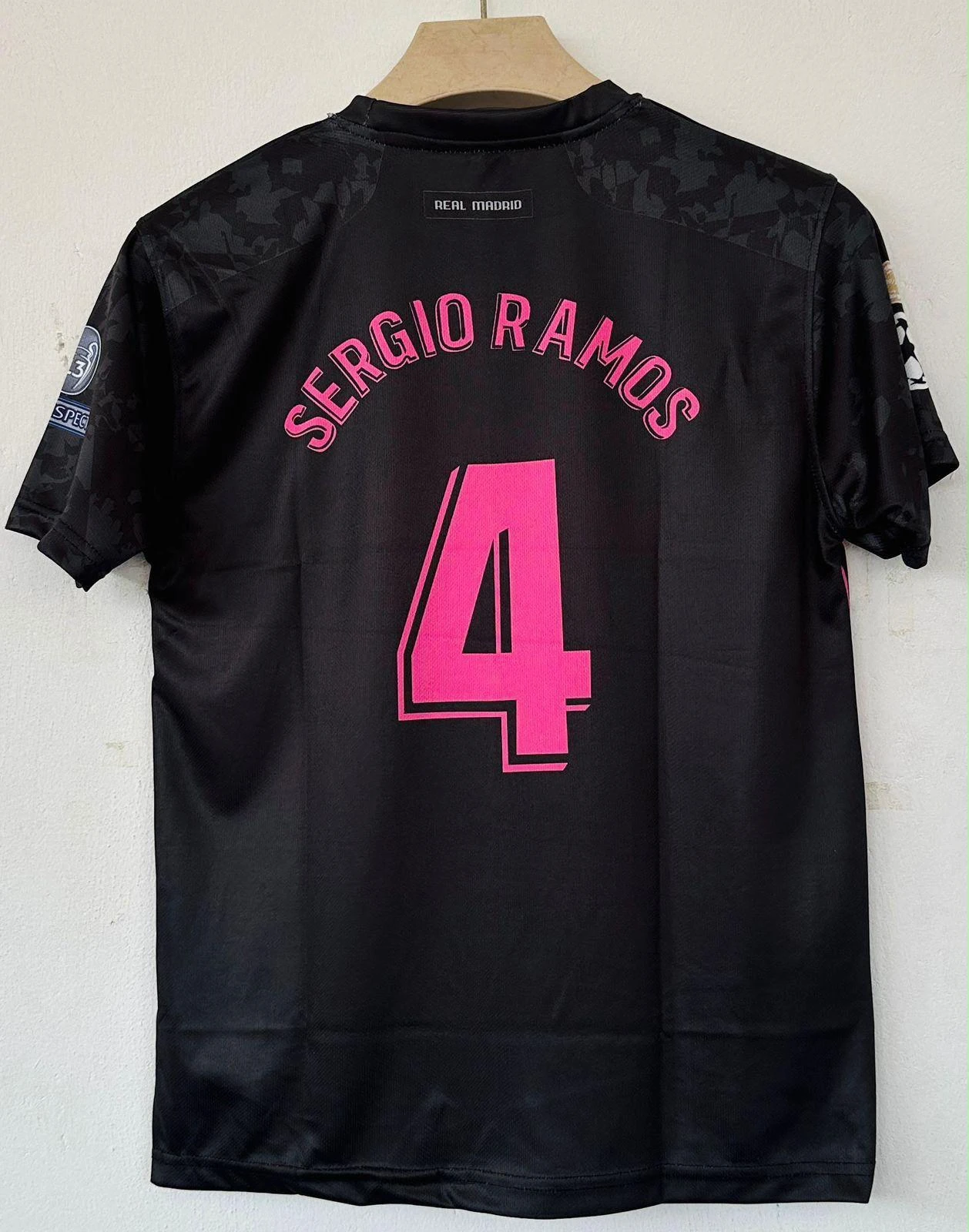Retro - Real Madrid 2020-21 Third Dragon (Black/Pink) preview 2