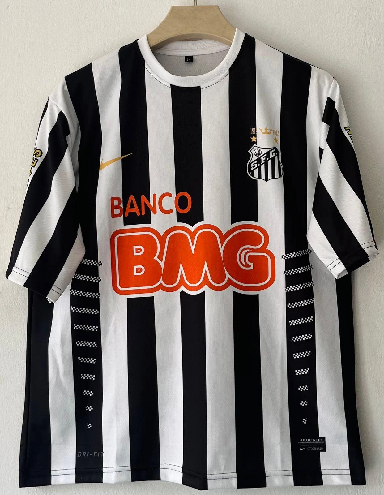 Retro - Santos 2011-12 Centenary (BMG/Netshoes) - Neymar Jr #11 (Edition 2) view 1