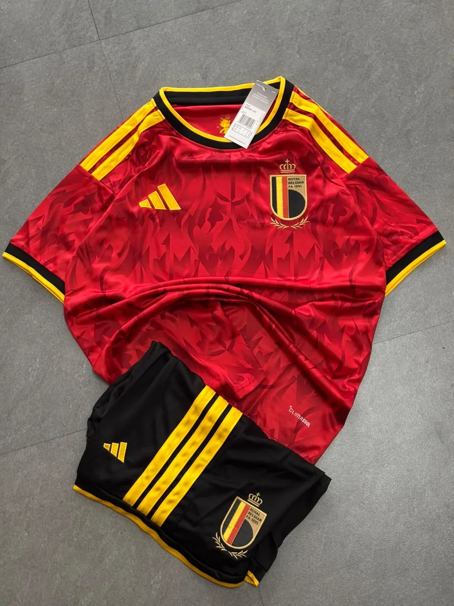 Belgium Euro 2024 Home Full Kit Set (Jersey + Shorts) - View 1