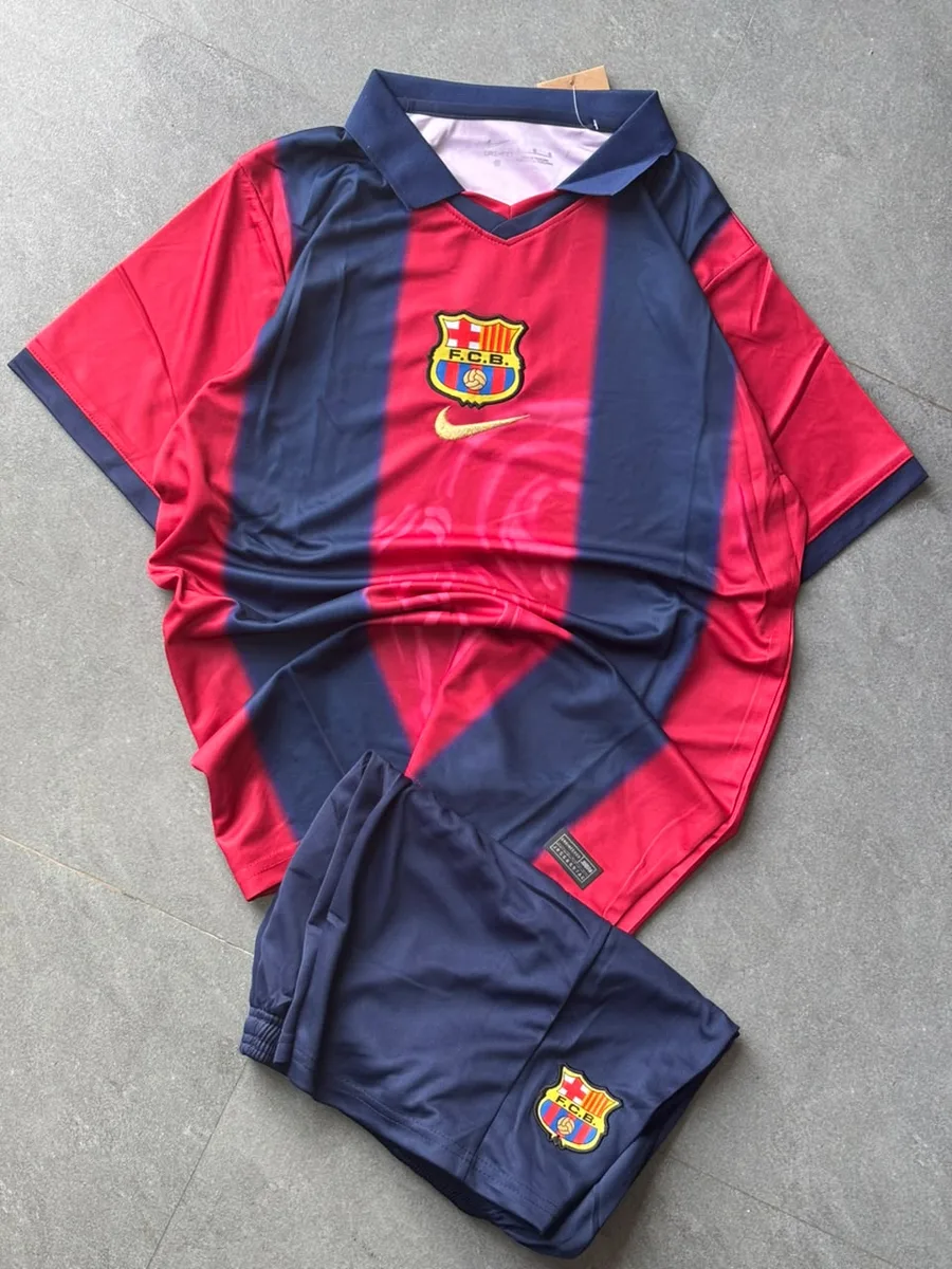 Retro - FC Barcelona Travis Scott Edition Full Kit Set (Jersey + Shorts) - View 1