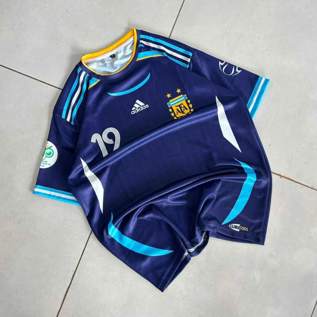 Argentina 2006 World Cup Away - Messi #19 - View 1