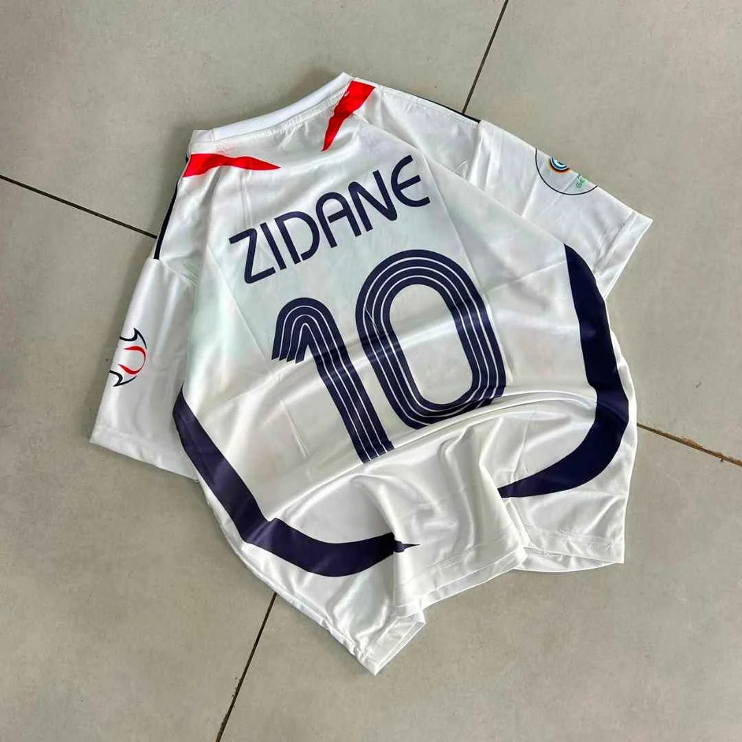 France 2006 World Cup Away Retro - Zidane #10 preview 2