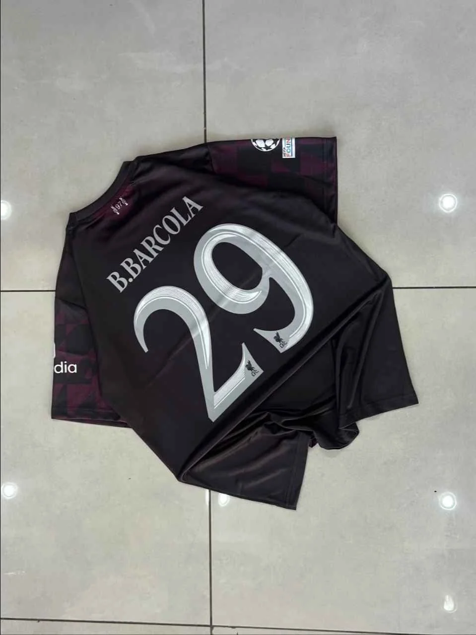 Liverpool 26/27 Black Concept - B. Barcola #29 preview 2