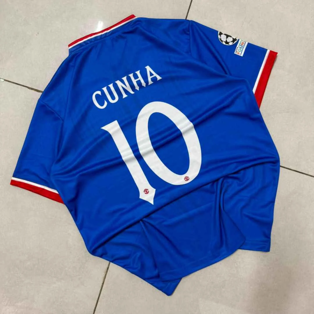 Manchester United 26/27 Away Royal Blue - Cunha #10 preview 2