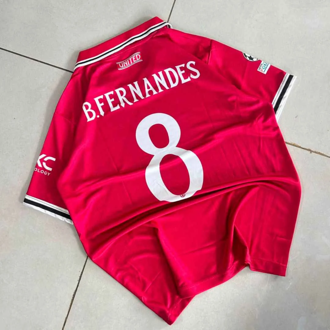 Manchester United 26/27 Home Kit (Polo Collar) - B. Fernandes #8 preview 2