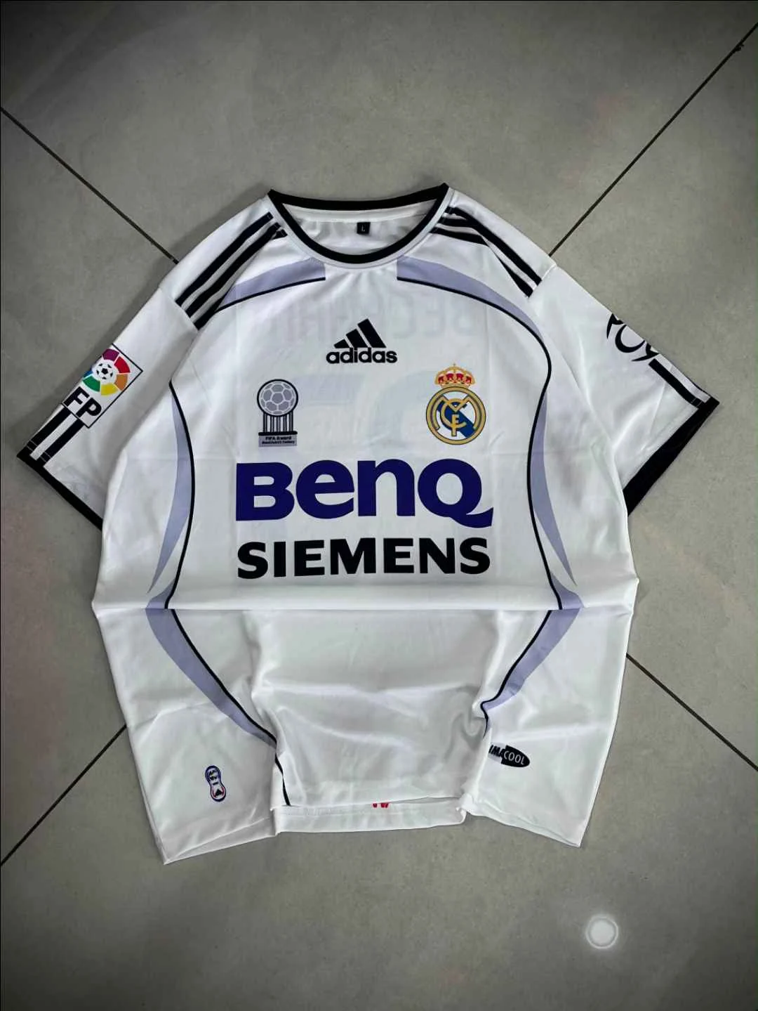 Real Madrid 2006/07 Home Retro - Beckham #23 - View 1