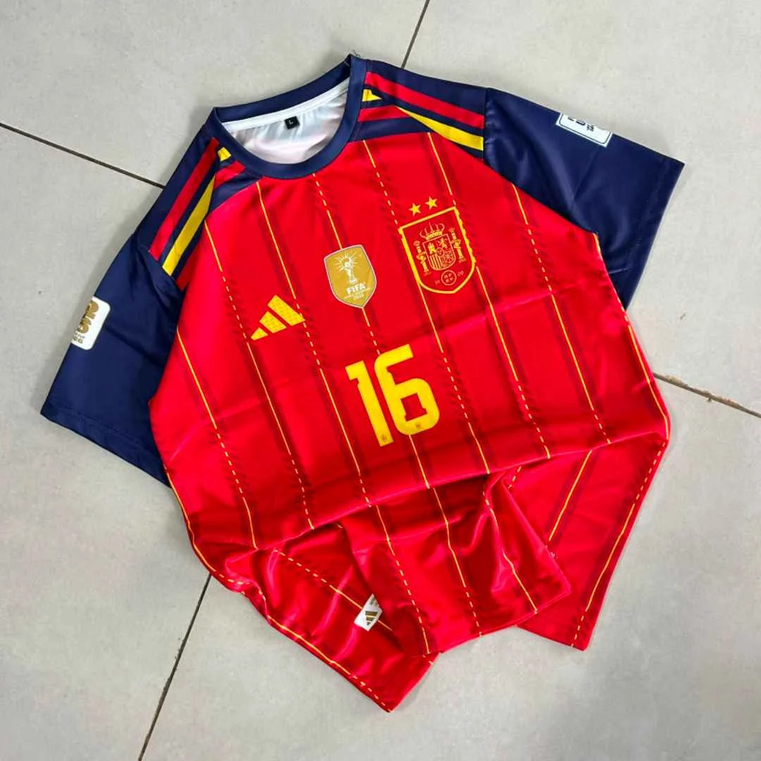 Spain Euro 2024 Champions Home - Rodrigo #16 - View 1
